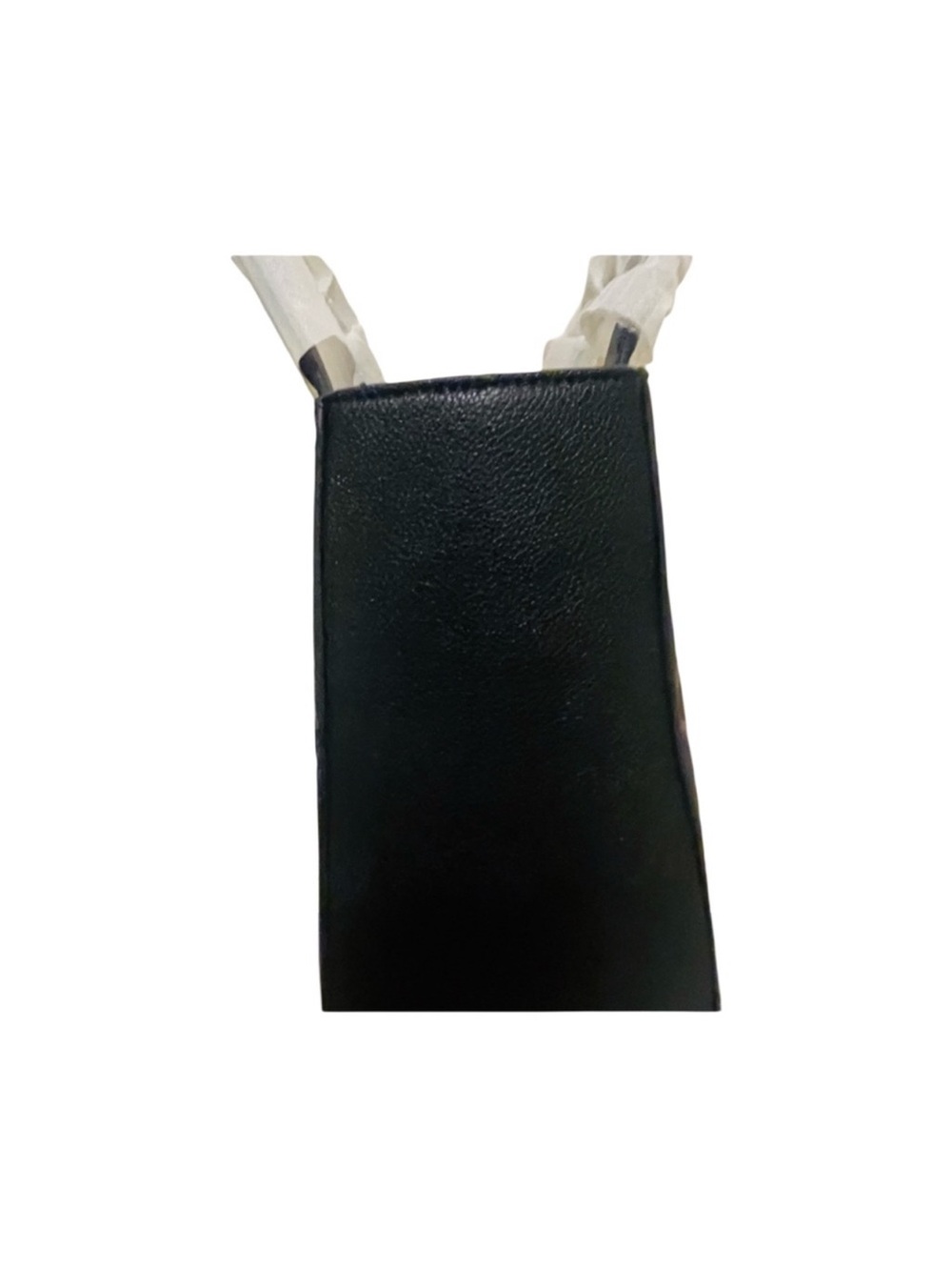 Black Embossed FAUX Leather Satchel with Wallet FINAL PRICE DROP - Picture 5 of 8